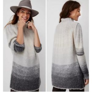 Anthropologie Perri Ombre Stripe Alpaca Blend Tunic Sweater Pullover